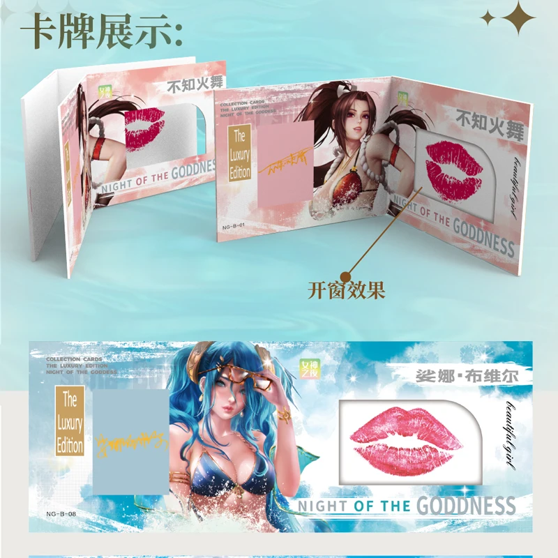 Wholesales Goddess Story Collection Cards Packs Booster Box Game Cards Table Toys