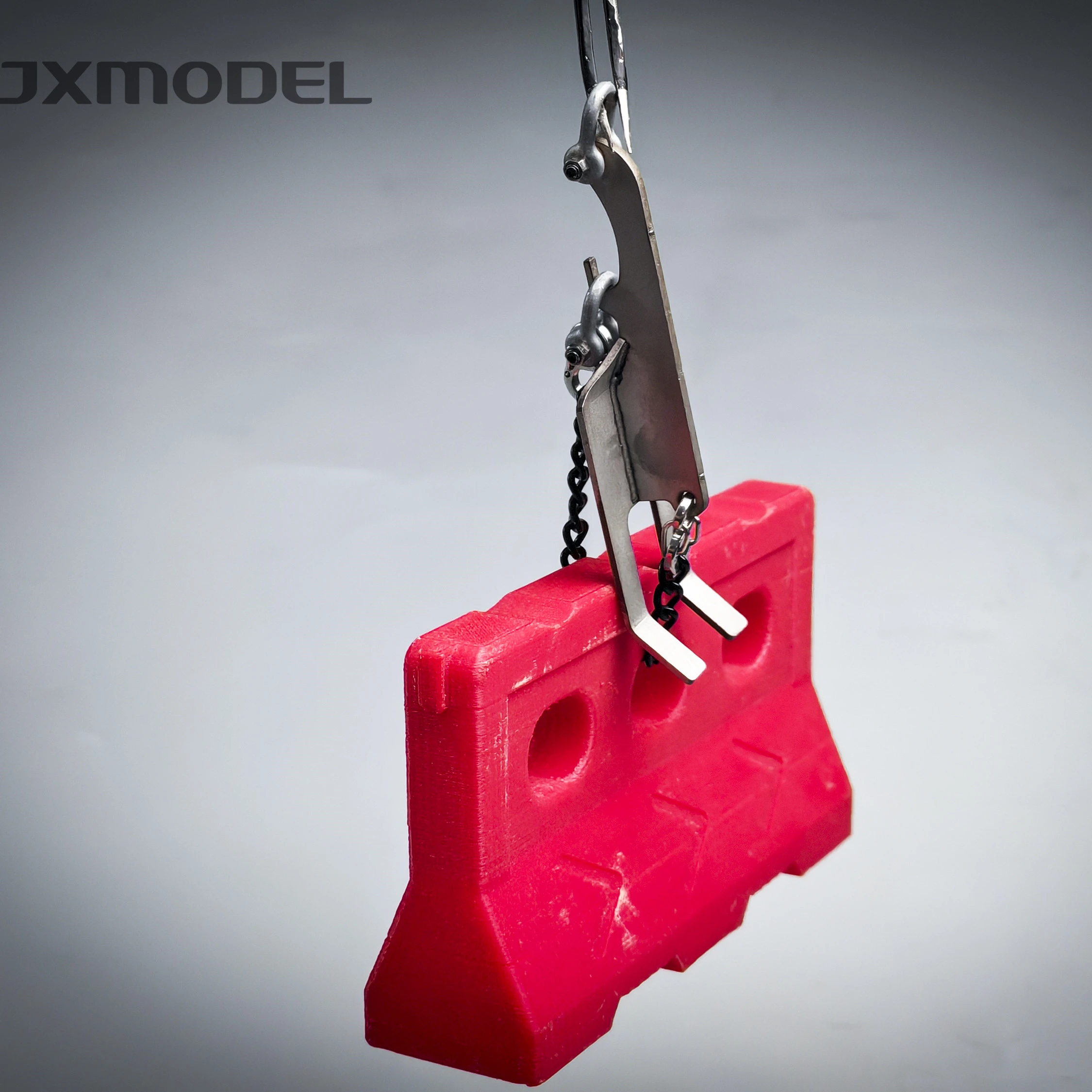 RC 1/14 1 Set Edelstahl-Schwerkraft-Selbstentladungs-Hebekette für Tamiya Hydraulikbagger, Lader, Muldenkipper, DIY-Teile – Detail 8
