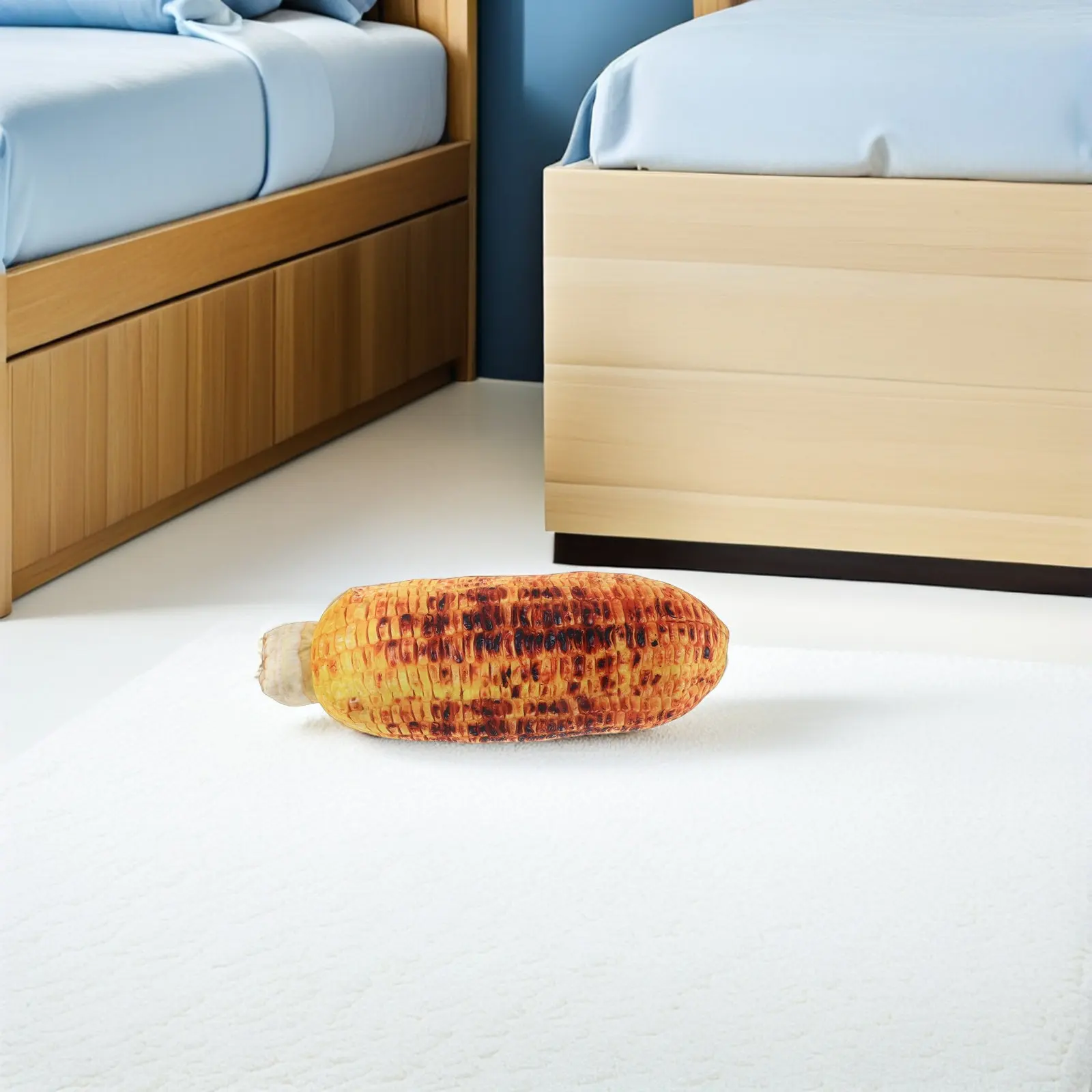 

Corn Shaped Pillow Realistic Food Design Ultra Soft Comfortable Decorative Throw Pillow for Living Room Bedroom Kids Play Area