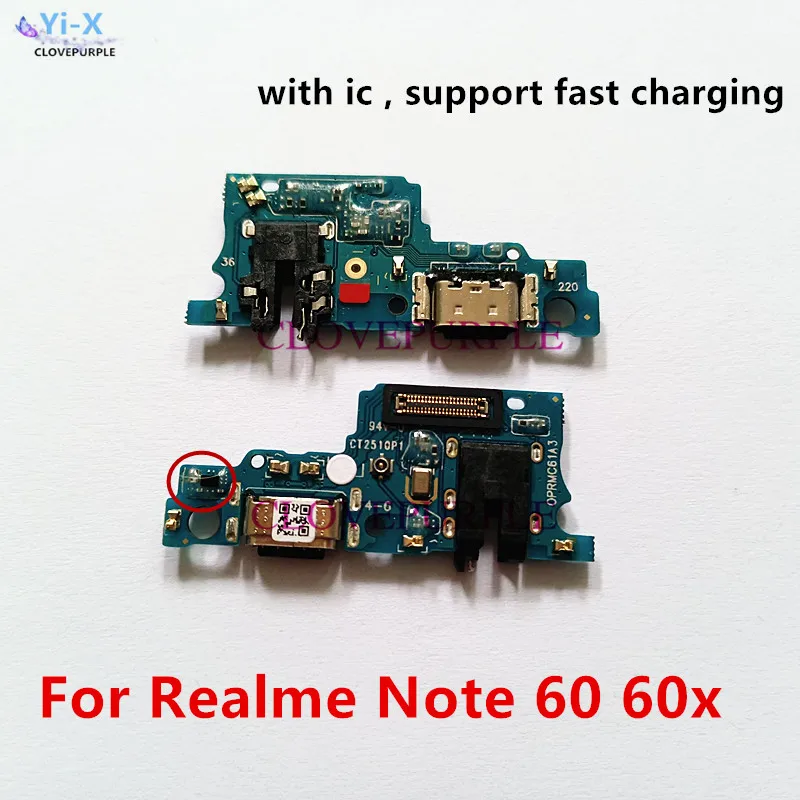 

1 шт. USB-плата зарядки, разъем док-станции, гибкий кабель для Realme Note 60 60x