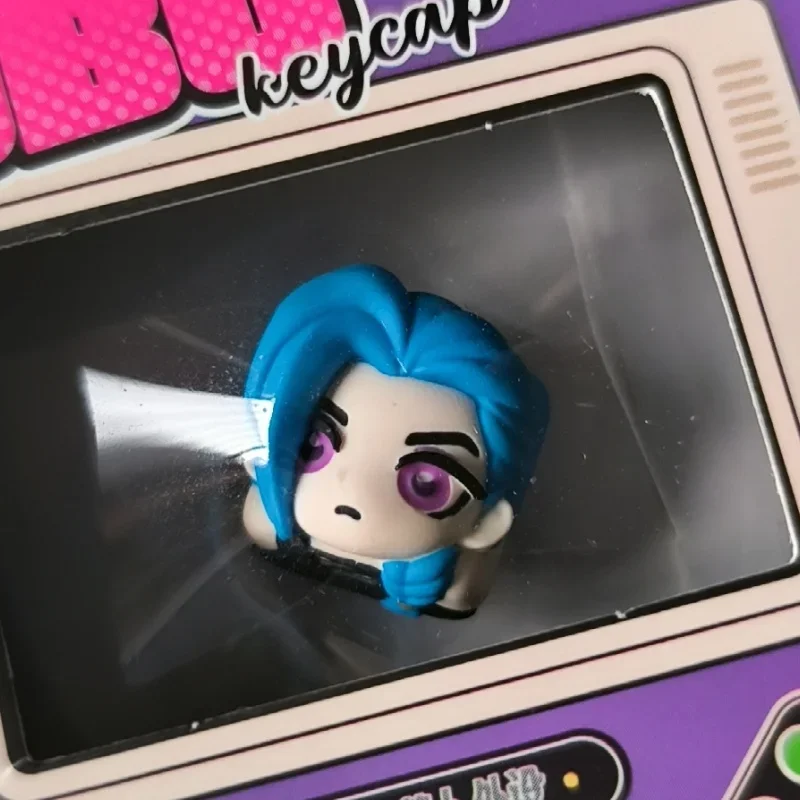 13 modelli Riftbound Arcane Series Jinx Caitlyn Copritasti personalizzati in resina Art Anime Ekko Copritasti per tastiera meccanica da gioco Regalo