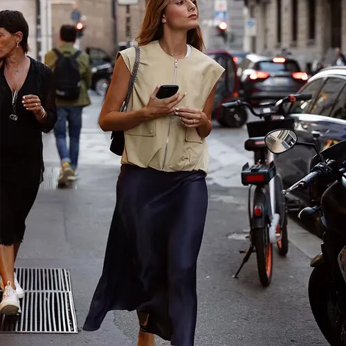 Imagen 2 del producto DUOPERI-Chaleco holgado sin mangas para mujer, Tops informales elegantes con cuello redondo, camiseta sin mangas