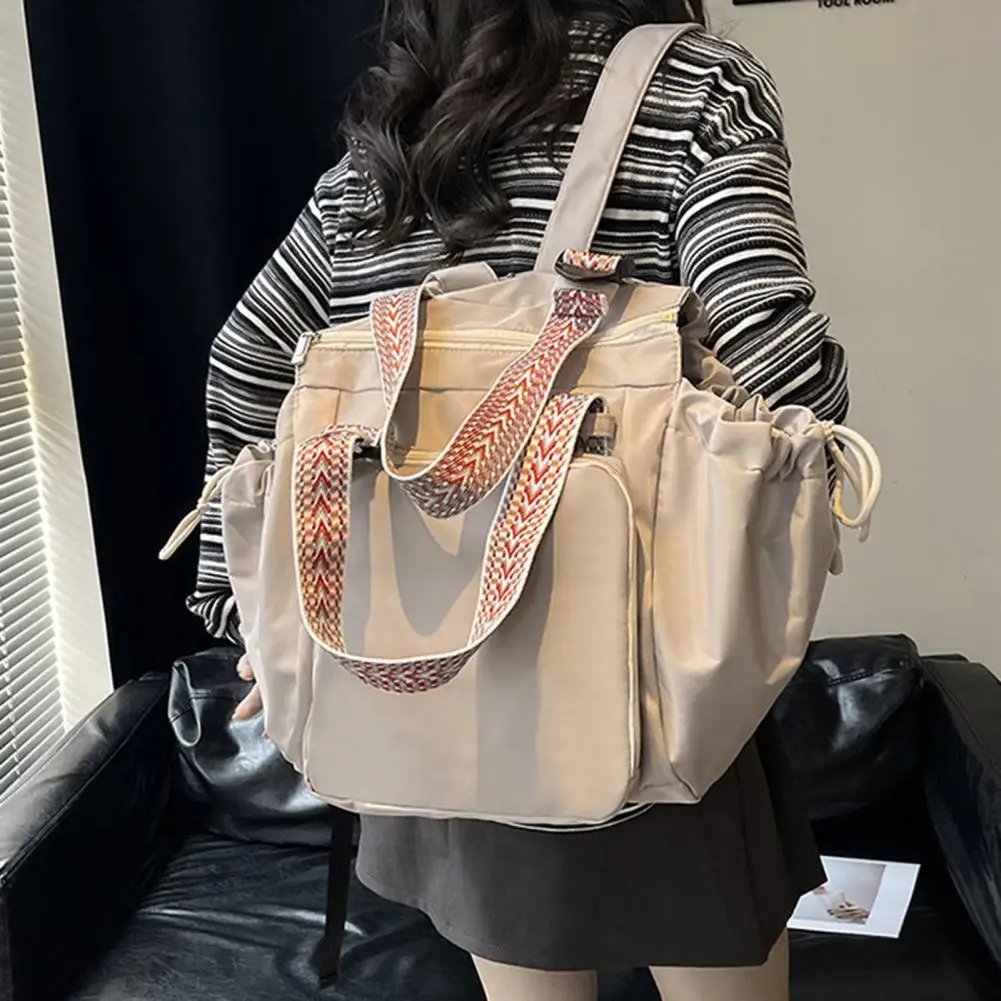 Convertible Tote Backpack Large Capacity Women Shoulder Bag Casual Crossbody Bag for Cosmetics Diaper Travel Work Use