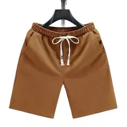 Shorts casuais elegantes de alta qualidade masculinos de verão, prancha de surf multifuncional de secagem rápida, shorts de natação com cintura elástica