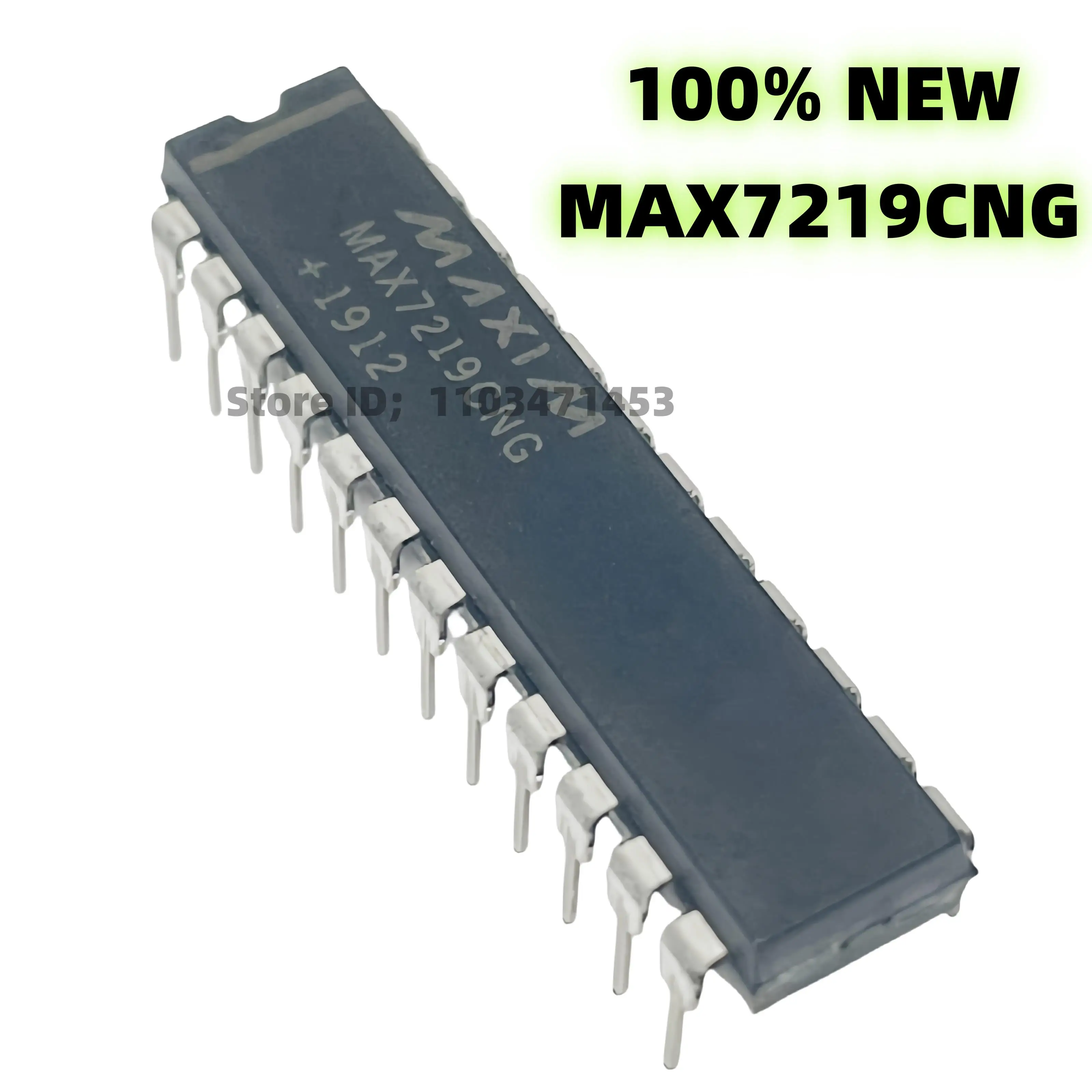 10 Uds 100% nuevo conjunto de chips MAX7219CNG MAX7219 MAX7219ENG DIP-24