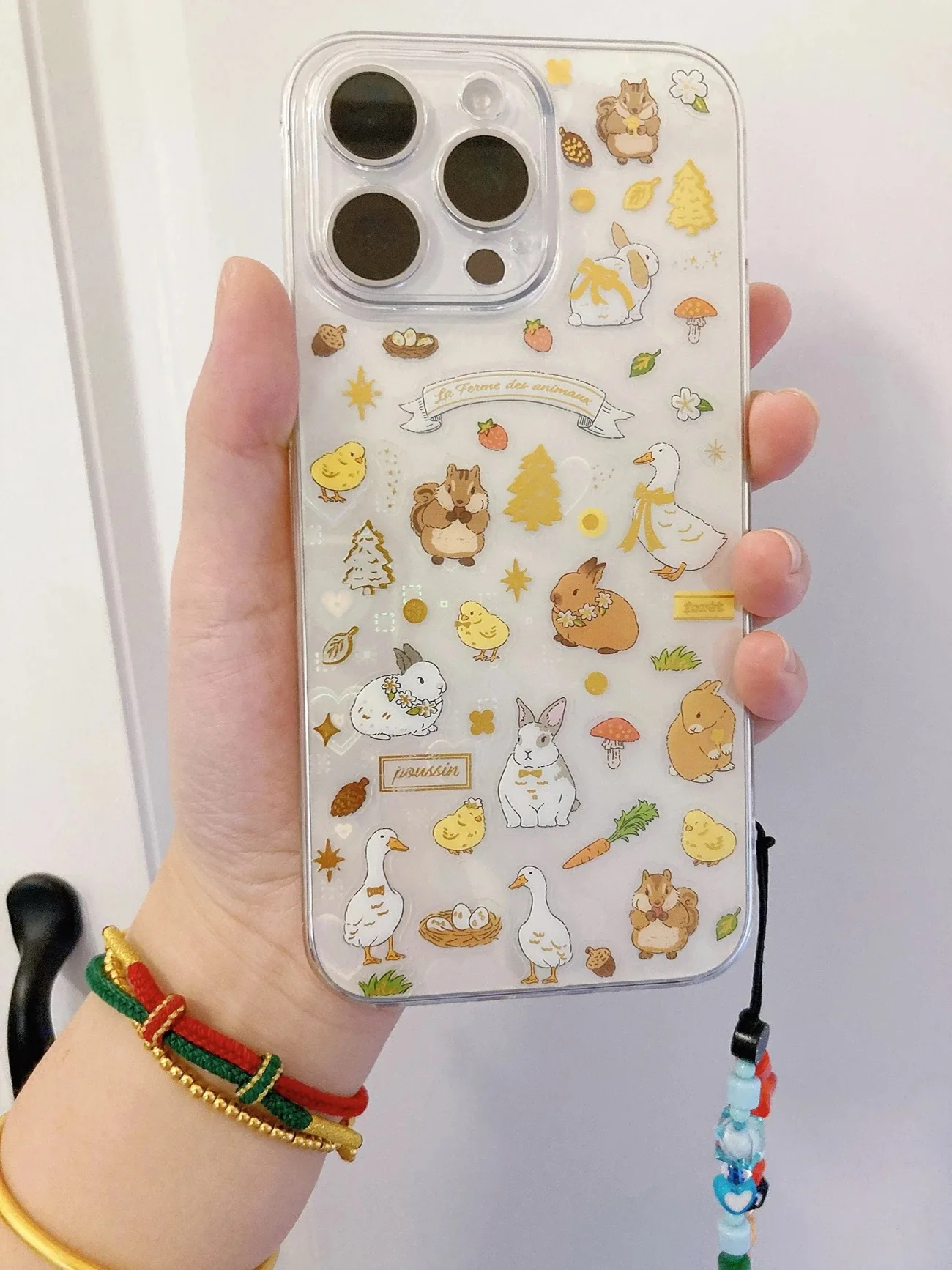 

6 шт. милых наклеек с животными для iPhone 17 Pro Max и iPad