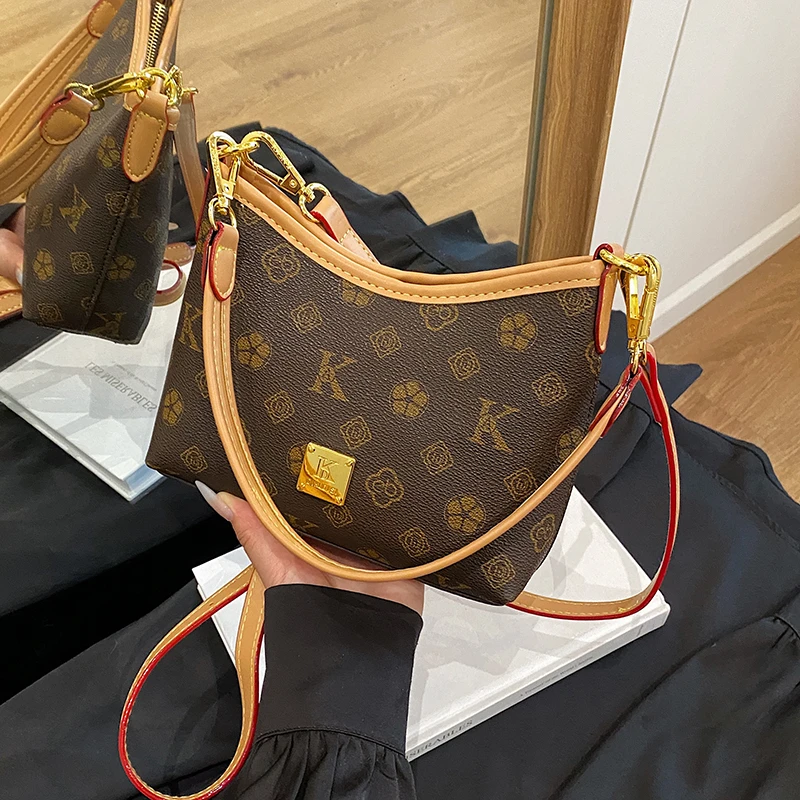 

Women's Fashionable Crossbody Bag, Genuine Leather Shoulder Strap, Classic Elegant Luxury Brand Handbag