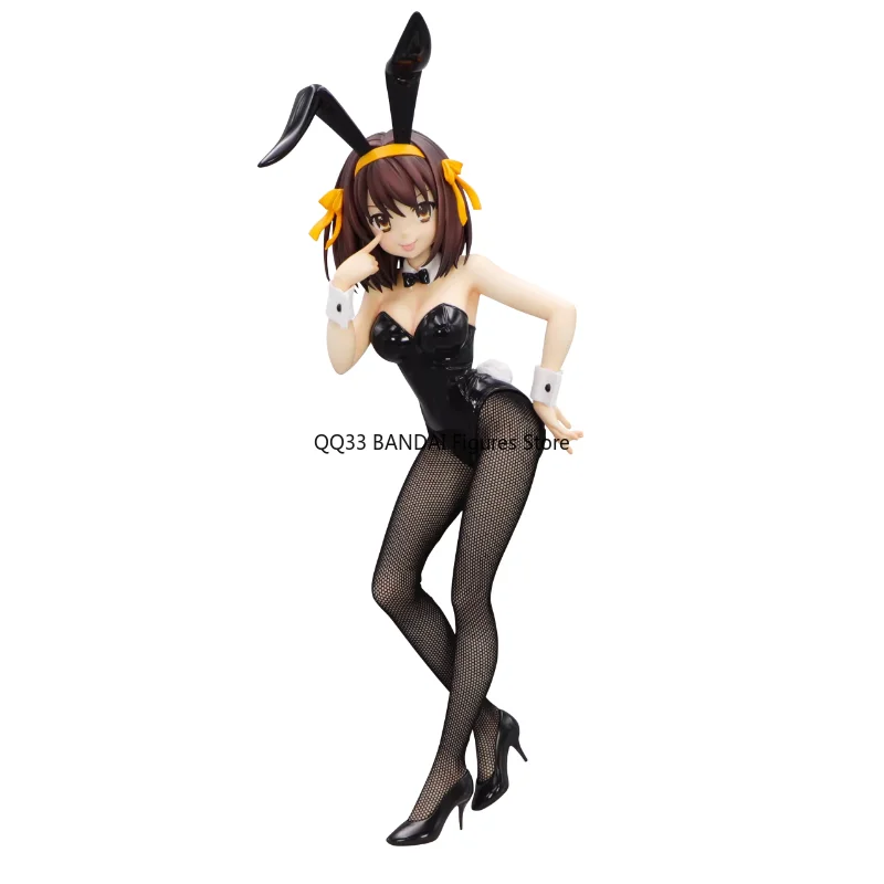 Original BiCute Bunnies Anime Suzumiya Haruhi No Yuuutsu Suzumiya Haruhi Bunny Girl Action Figure Model Desktop Ornaments