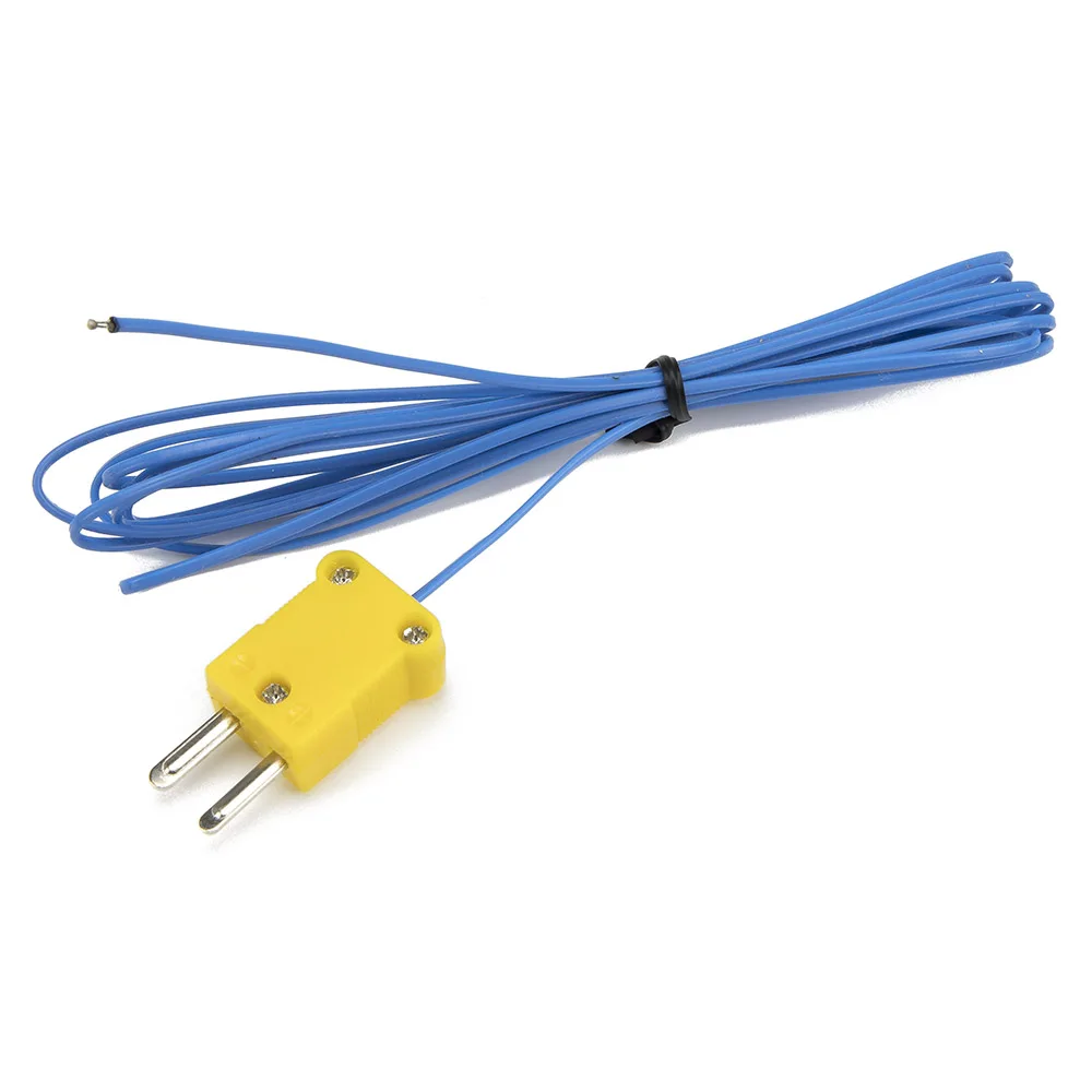 FTARW02 K type 2m PTEE cable wire head plug connection thermocouple temperature sensor