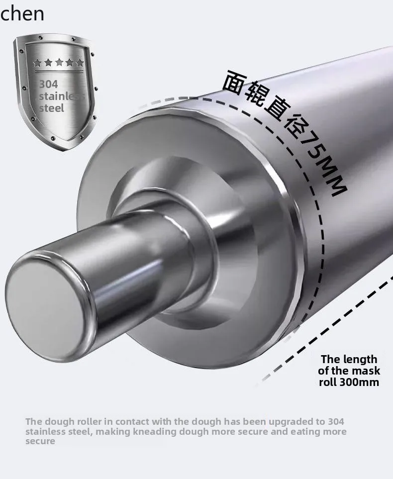 آلة ضغط العجين الصامتة المصنوعة من الفولاذ المقاوم للصدأ لسطح المكتب عالية السرعة HXL آلة العجن التجارية الأوتوماتيكية بالكامل