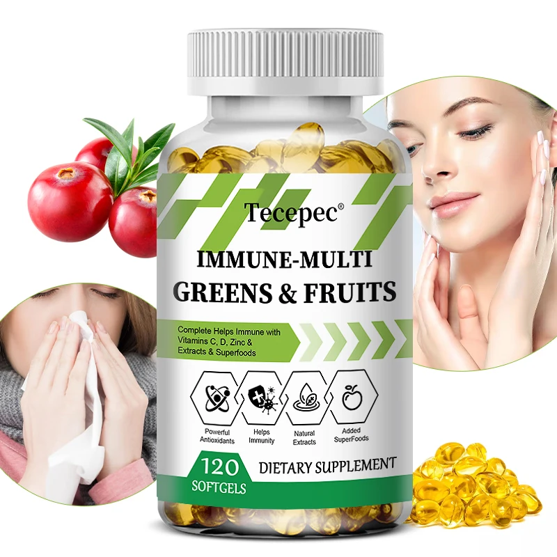 

Капсулы Immune-Multi Greens и Fruits — богатые в витаминах и экстрактах, полная поддержка иммунитета, мощные антиоксиданты