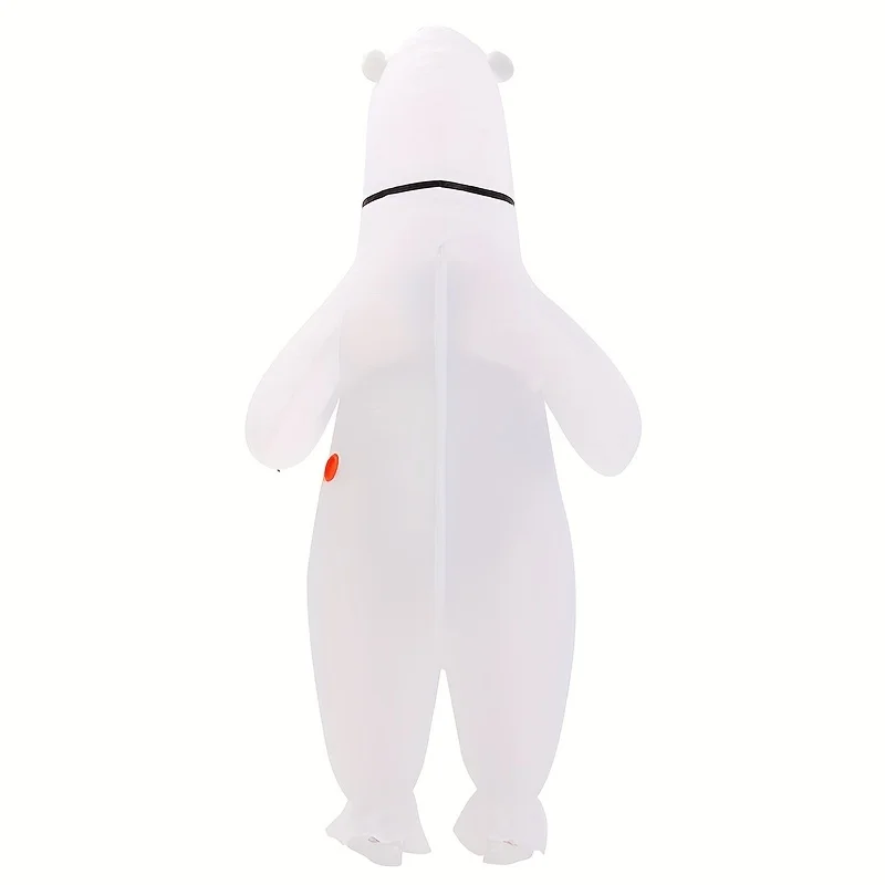 Disfraz inflable de oso Polar Adorable, perfecto para Celebraciones de Halloween o Navidad