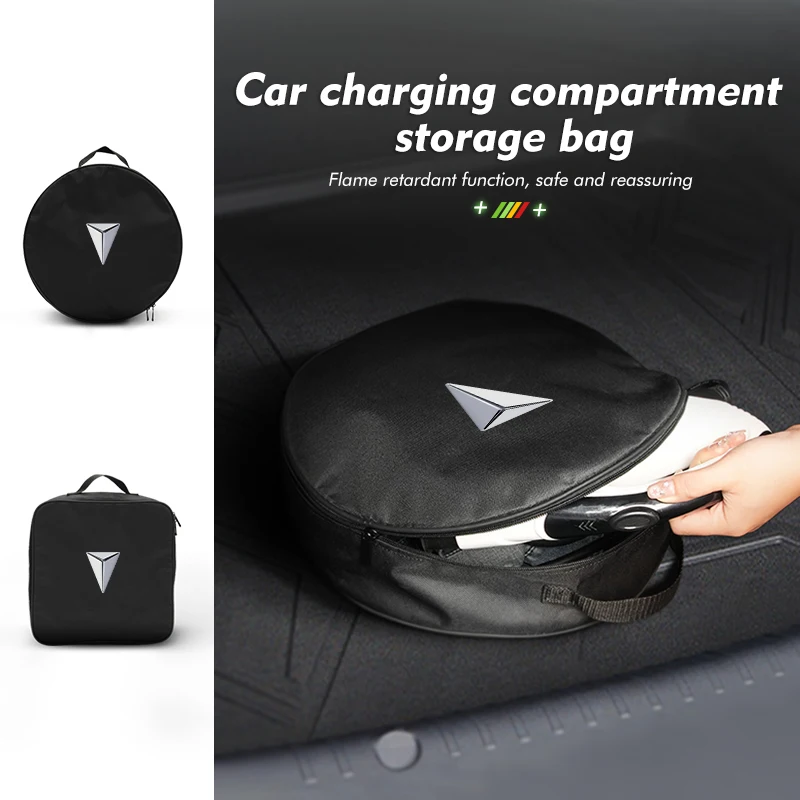 For Deepal Oxford Car Rechargeable Gun Organizer Storage Charger Bag Changan SL03 SL0 S7