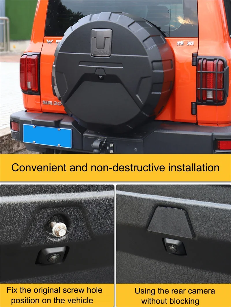 Tank 300 22-23 Spare Tire Cover Full Package Tailgate Tire Cover Exterior Decoration Modification Decoration Car Accessories