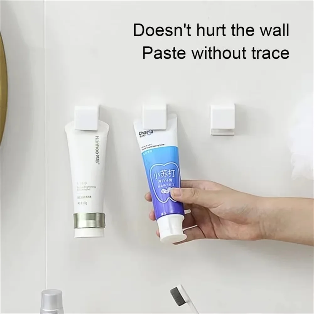 1/2/3/5/10Pcs Punch-free Toothbrush Holder Wall-mounted Toothpaste Holder Storage Rack Holders Organizer Bathroom Accessories
