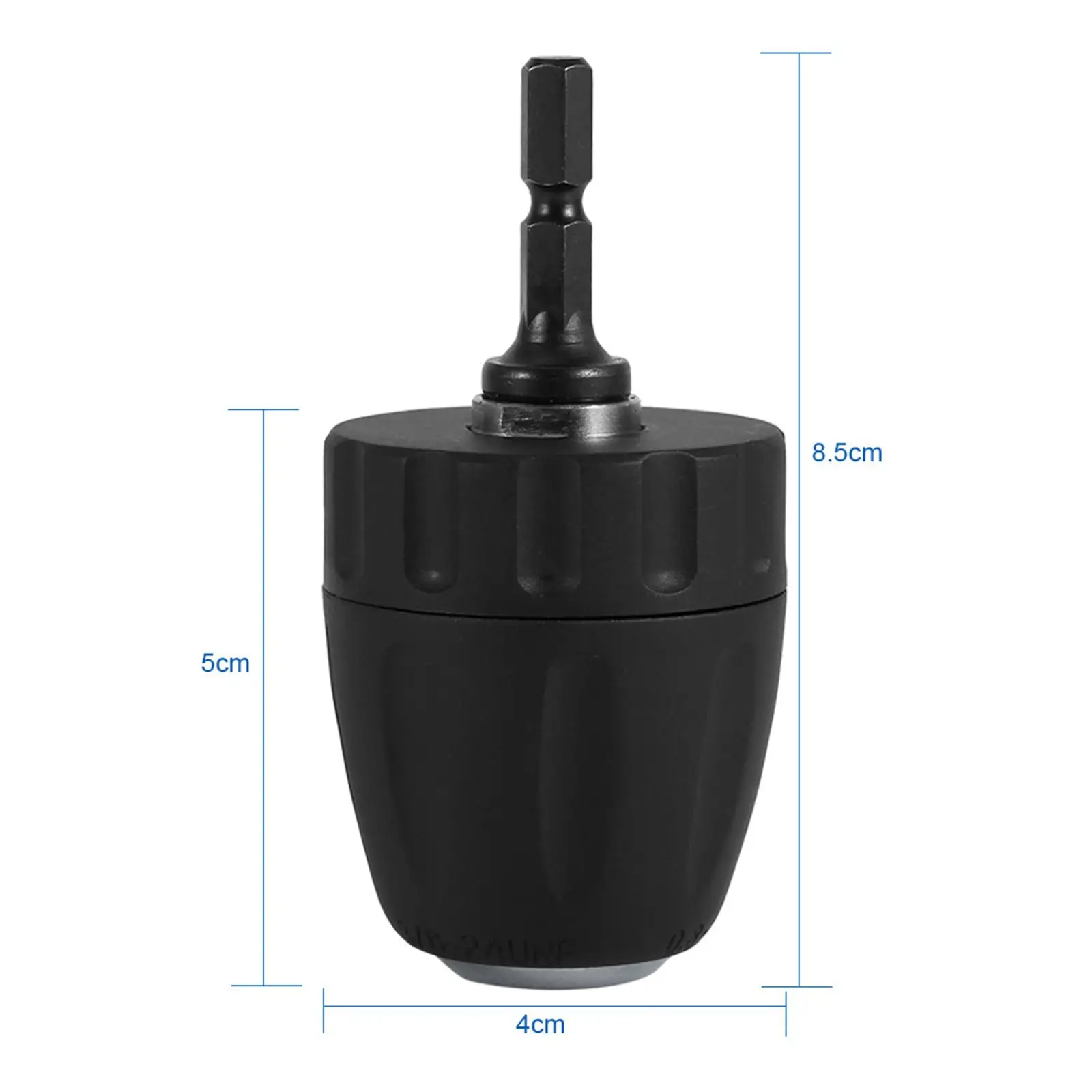 Universal Keyless Drill Chuck Converter Hex Shank Cordless Quick Change Adapter Impact Accessories Steel for Home Improvement