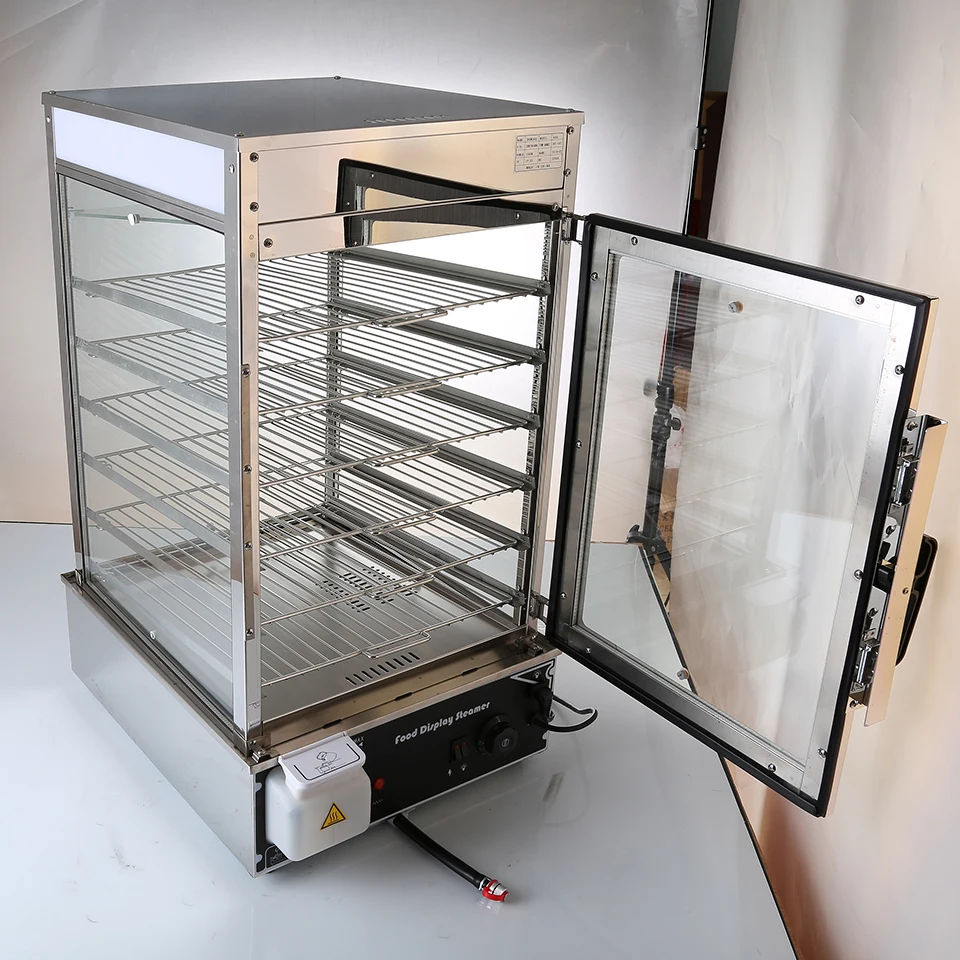 

Gold Seller EH600L 6-Tier Commercial Electric Food Warmer & Steamer Display - Premium Restaurant Solution for Hot Meals and Buns