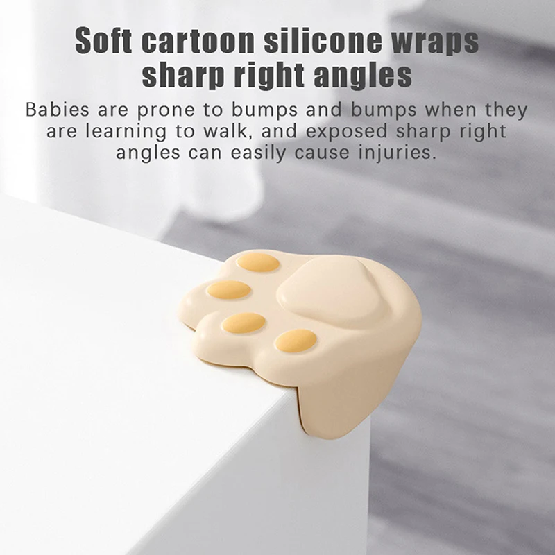 2 шт./лот, защитные угловые ограждения для детской мебели-милые силиконовые защитные приспособления с героями мультфильмов: мягкие чехлы на краю для защиты от детей стола/стола