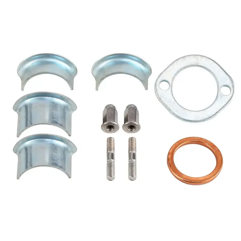 Accessories Exhaust Collet Clamp Kit ​ Collars For Honda CG125 XL CB 125s Holder Screw Muffler Parts Practical New