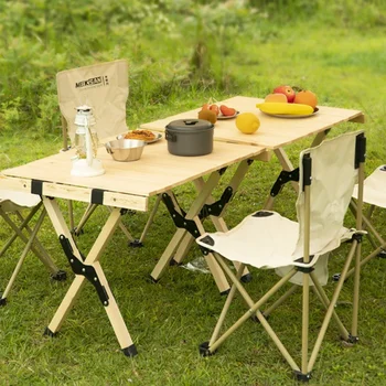 야외 접이식 피크닉 캠핑 테이블, 경량 다이닝 테이블 서비스 화로, 캠핑 발코니, 메사 접이식 야외 가구