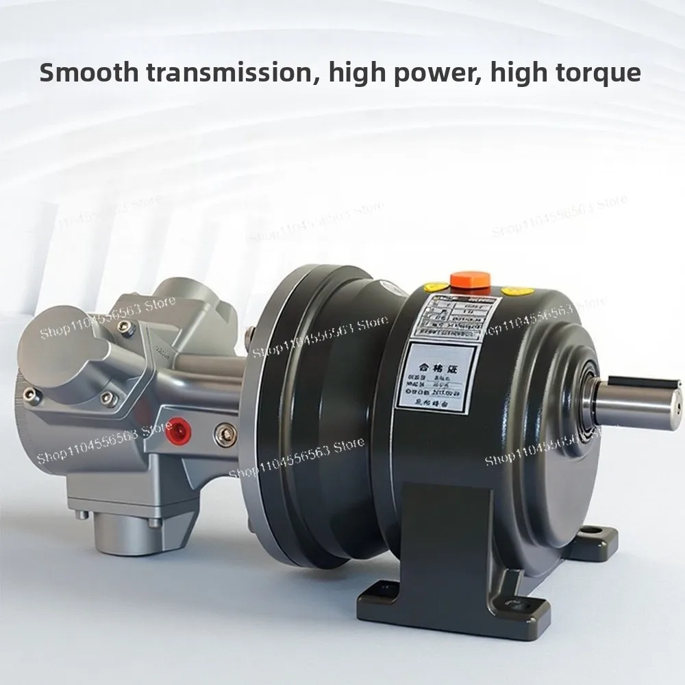 Piston Type Pneumatic Motor DAM4 with CPG Gear Reducer, Explosion Proof Industrial Grade Durable Safety for Air Systems