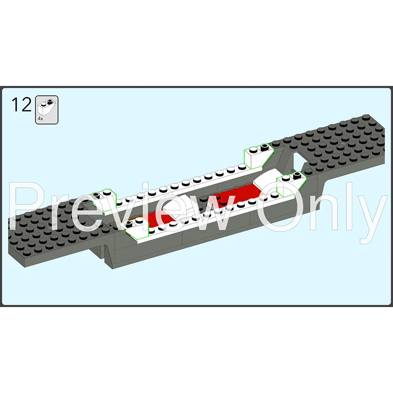 moc-交通ドームカー旅客列車用-60337-ビルディングブロック-diy-組み立てレンガモデル教育玩具ギフト-283-個
