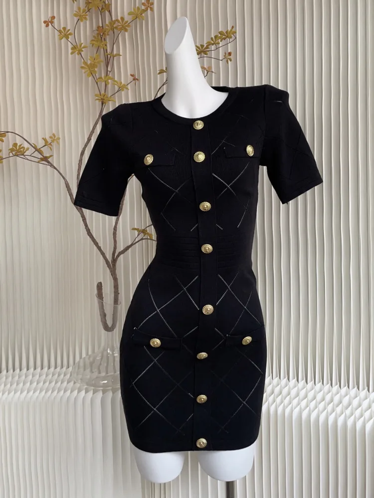 High Quality Slim Sweater Vestidos Feminino Women Vintage Long Sleeve Slim Sexy Bodycon Dress Korean Fashion Casual Robe Femme