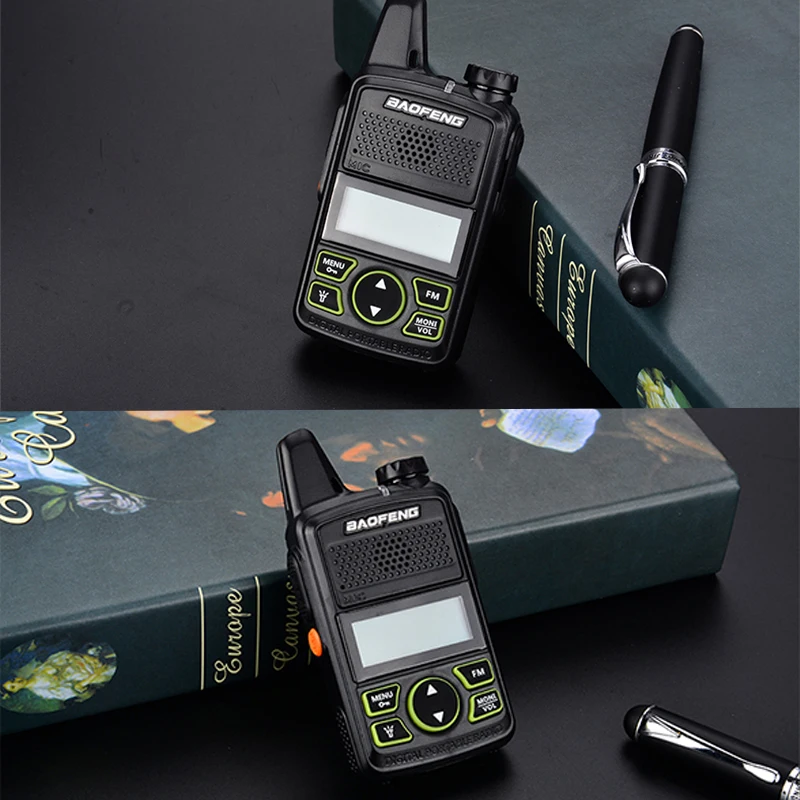 1/2/4Pcs Baofeng BF-T1 Mini Walkie Talkie UHF Portable 5W Long Range USB Charger 20CH Transceiver Two Way Radio For Hunting Camp