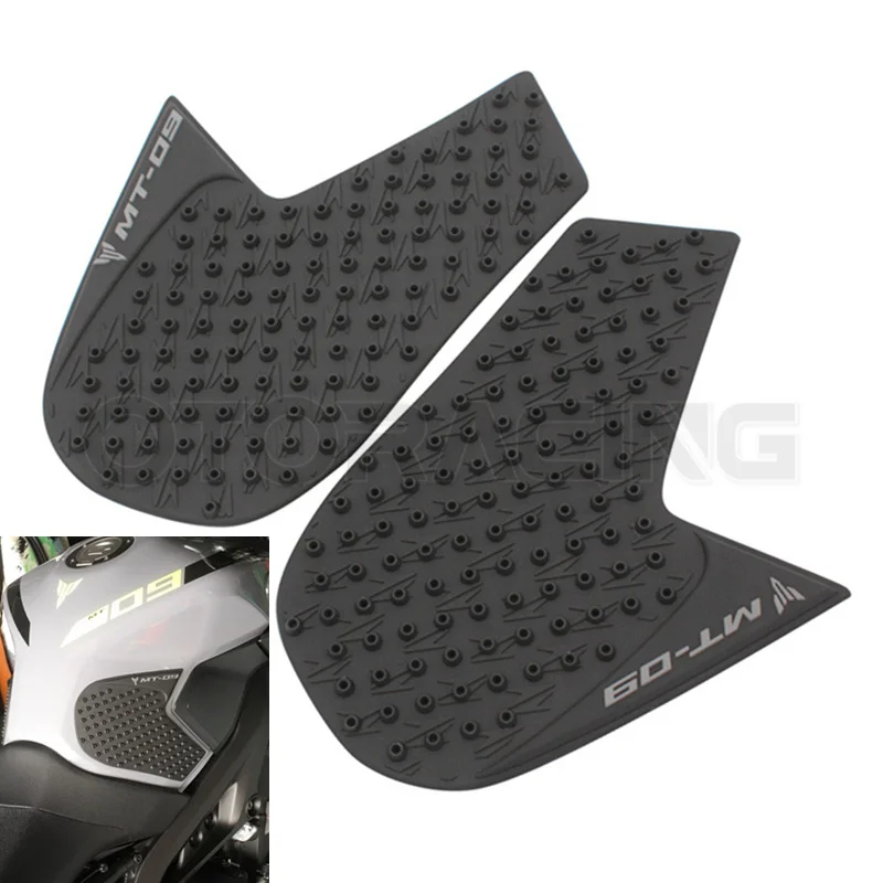 

Motorcycle Anti slip Tank Pads Sticker Side Gas Knee Grip Traction Pads For Yamaha MT-09 MT 09 2014 2015 2016