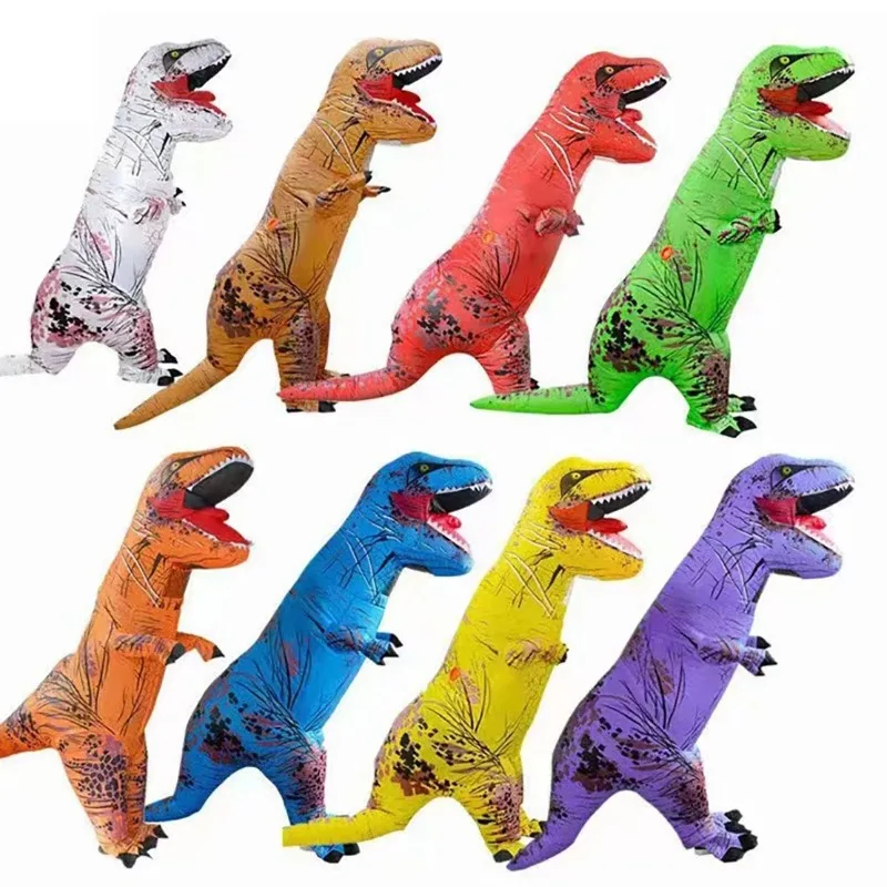 

Inflatable Dinosaur Suit Funny Costume Halloween Party Decoration Props Fat Costume Cosplay Dress for Adult