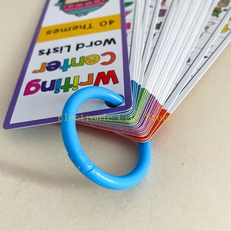 Double Sided English Sight Words Learning Cards High Frequency Words Flash Cards HU8D