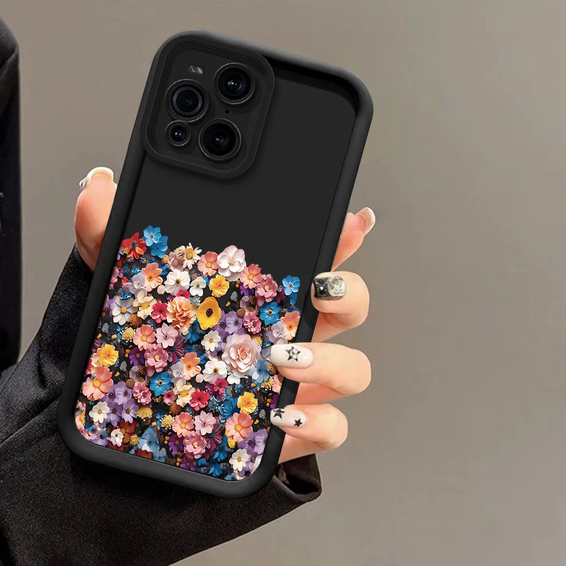 Beautiful Sunflowers Print Phone Case For OPPO Find X3 X5 Pro Soft Silicone Camera Lens Protection Shockproof Bumper Back Cover