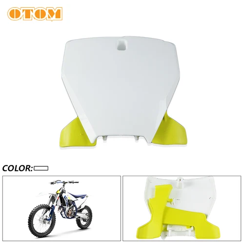 OTOM guardabarros de registro de placa de matrícula delantera de motocicleta, cubierta de plástico para HUSQVARNA FC250, FE350, FX450, TC125, TE150, TE300, 2019-2023