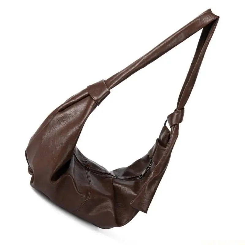 

X90D Женская сумка через плечо из искусственной кожи Кошелек с клецками Повседневная сумка Мягкая сумка через плечо