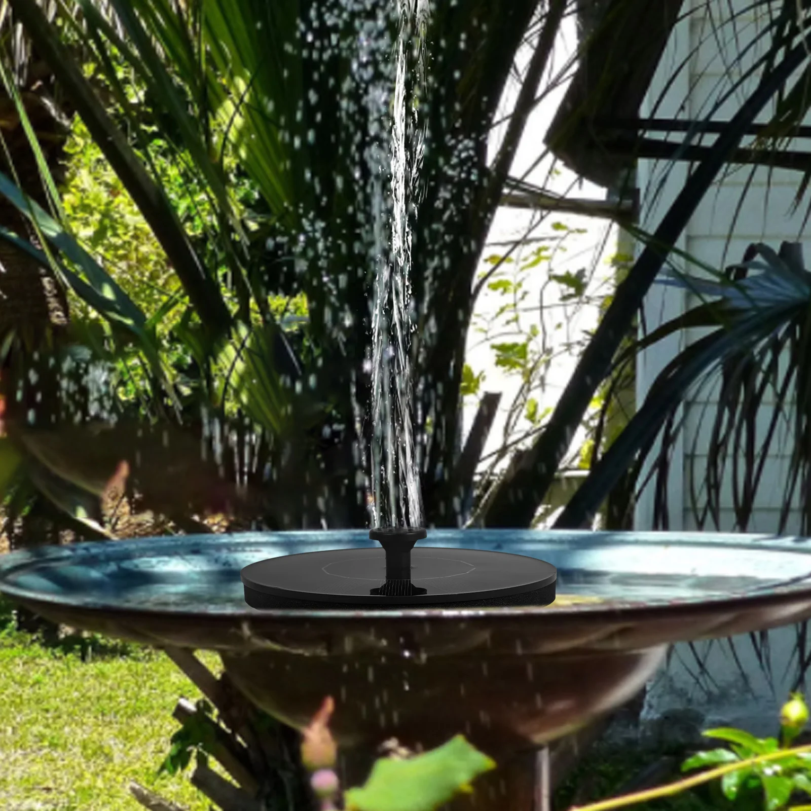 

Solar Fountain Pump Detachable Water Floating Portable Pond Aerator Garden Power Powered