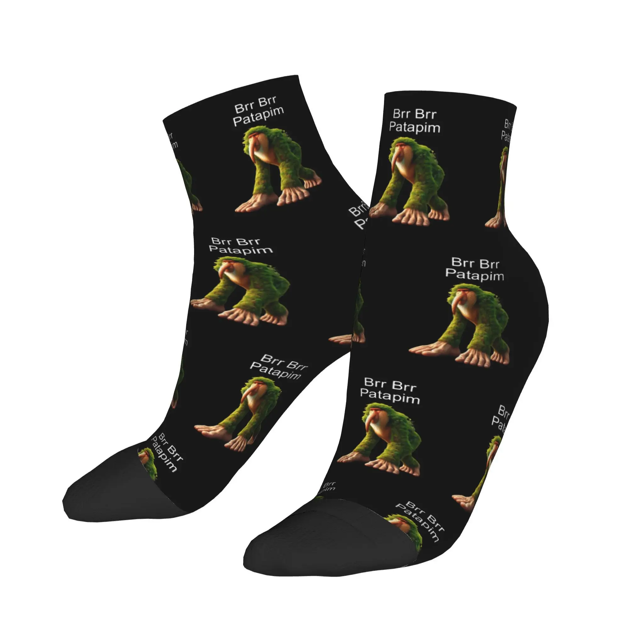 

Fashion Men's Socks Crazy Brr Brr Patapim Italian Brainrot Sock High Quality Women Stockings Spring Summer Autumn Winter