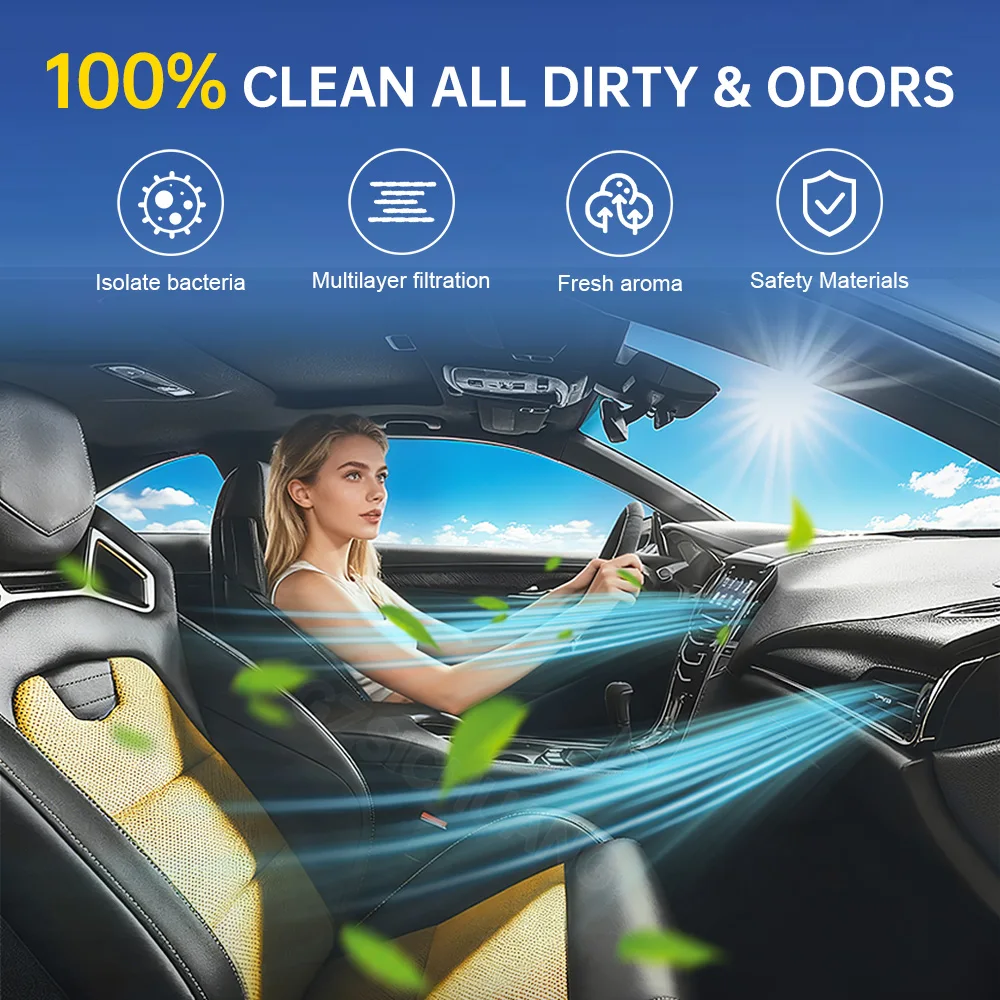 

Car Air Conditioning Filter For Cadillac XT5 XT6 XTS Escalade ESV LYRIQ Activated Carbon Cabin Air Filter Interior Accessories