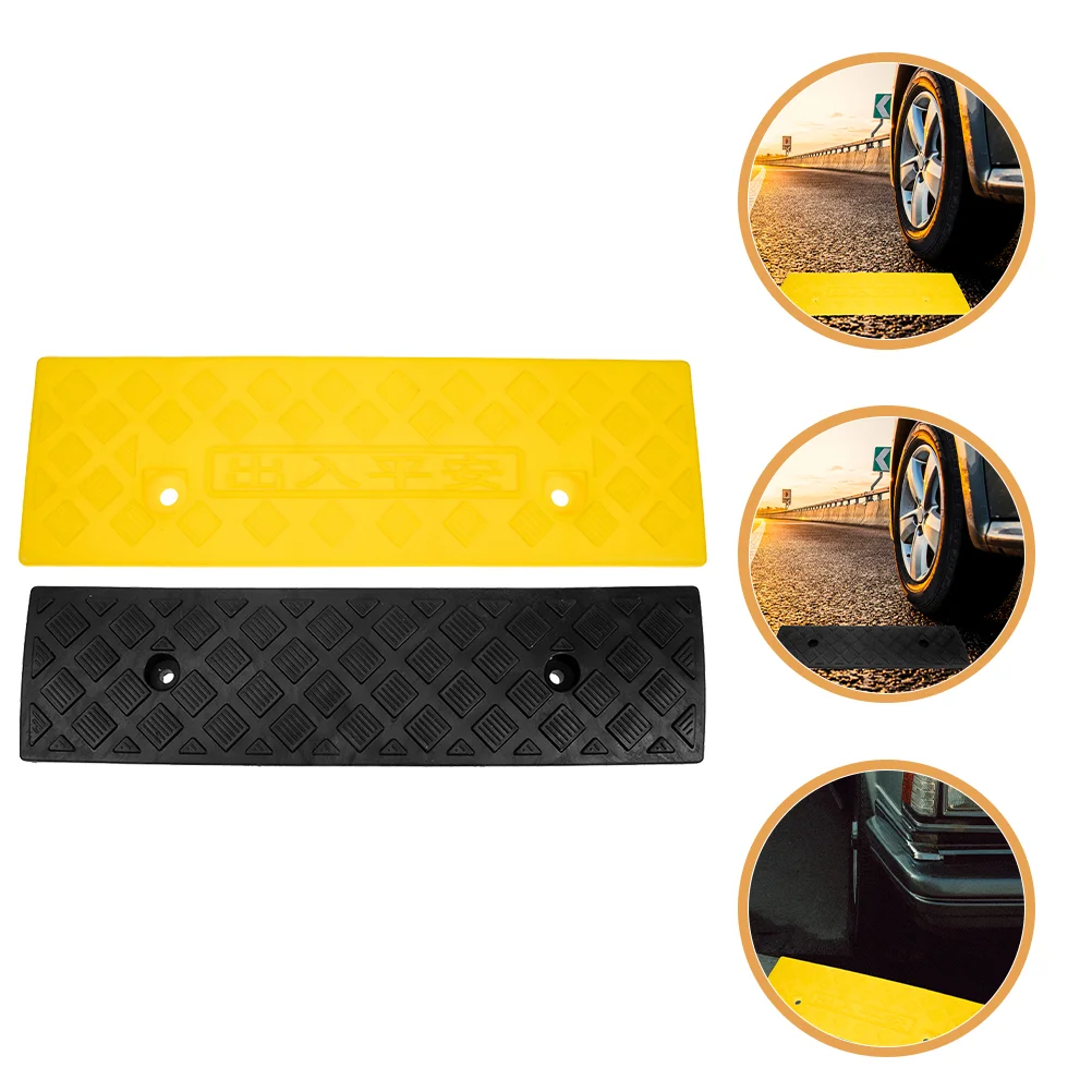 

2 Pcs Rubber Curb Ramp Step Stair Carpet Treads Shed 3/4 Pvc Valve Truck Driveway Ramps Motorcycle Vehicle for Cars