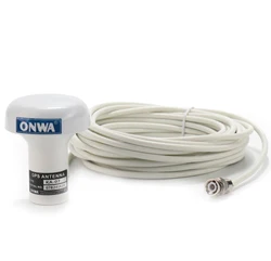 ONWA-antena GPS Marina KA-07, con cable de 10m, conector macho BNC, impermeable, IPX6