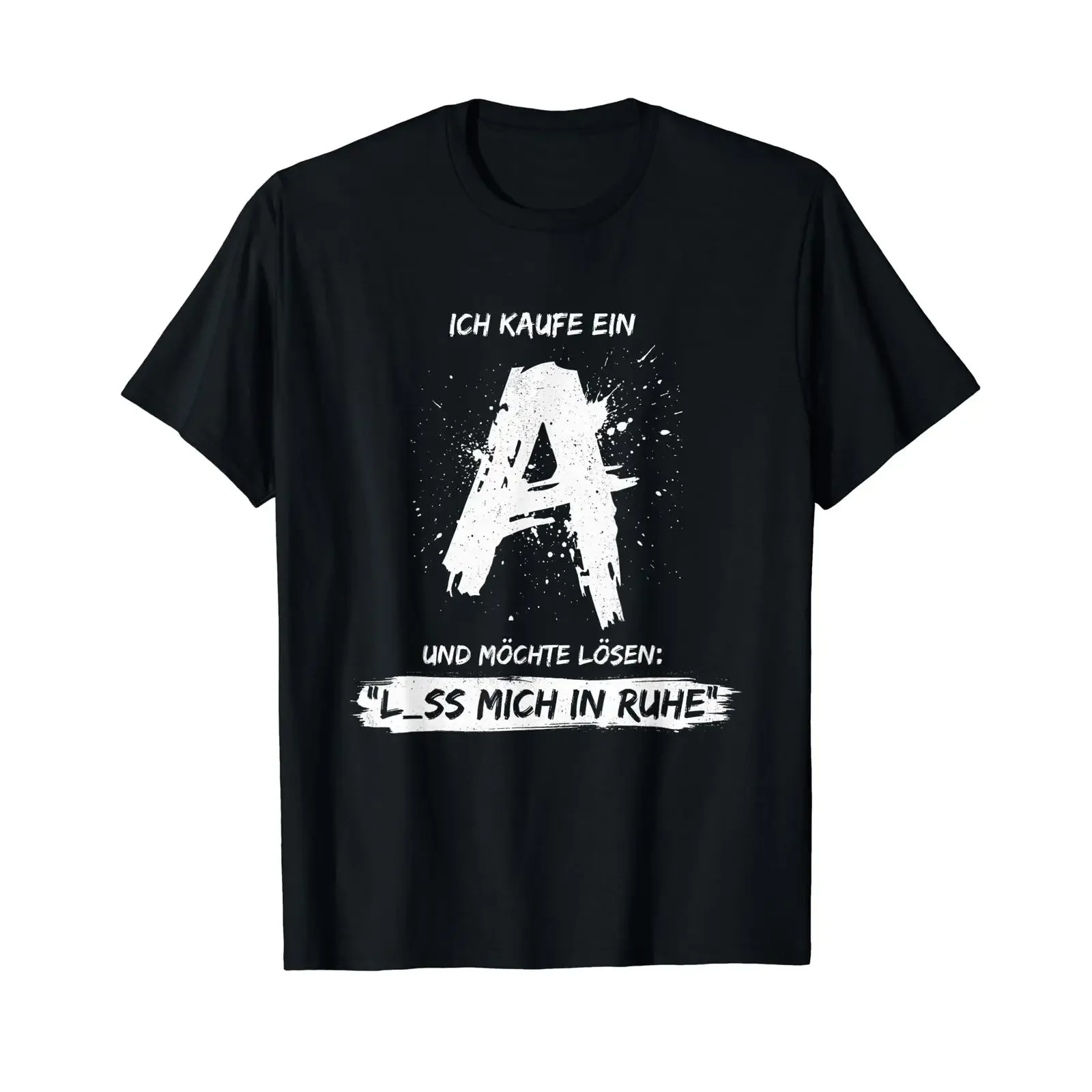 I'm buying ONE A and want to solve it Leave Me Alone Affordable T Shirt vintage Washed graphic homme Soft Stylish streetwear