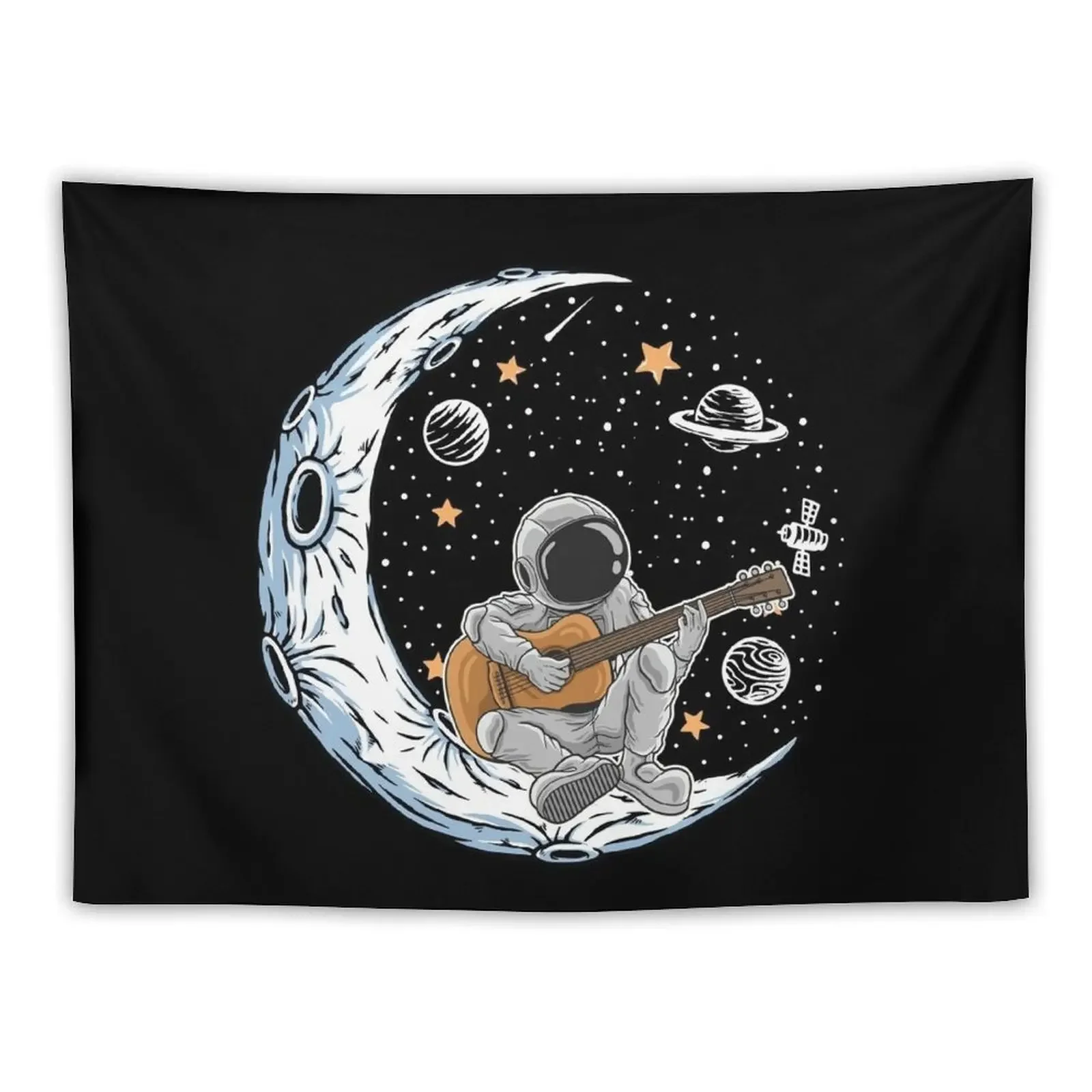 Astronaut playing guitar - In space with markiplier Tapestry Home Decorations Decoration Wall Decoration Room Tapestry