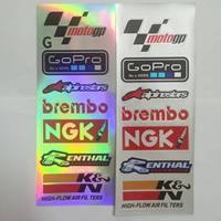 Motorcycle sponsor stickers, body and helmet protection against scratches, waterproofing, reflective properties, customization