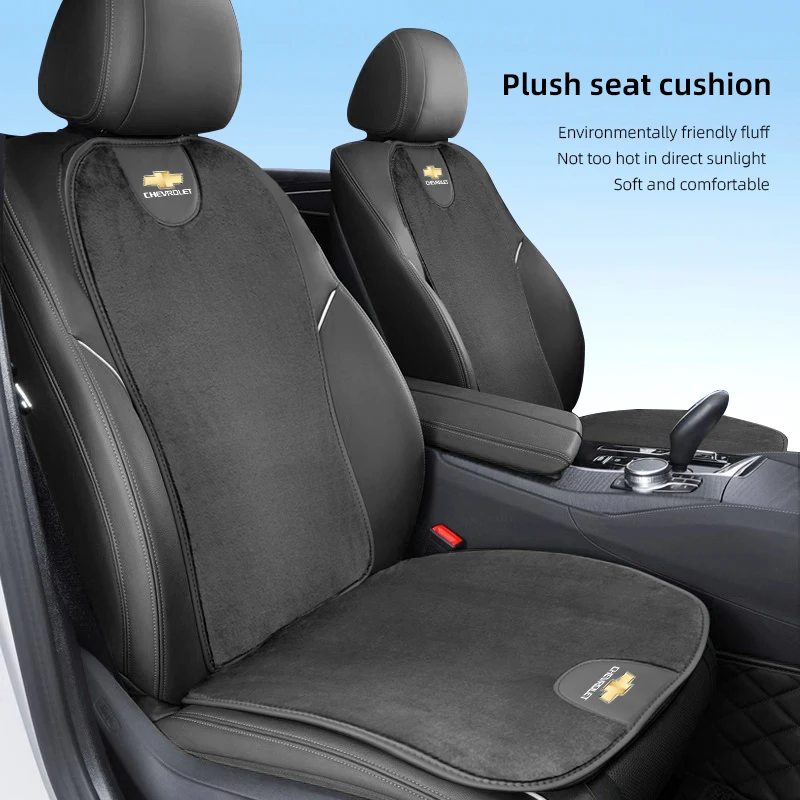 Car Seat Cover Plush Cushion Backrest Pad Interior Accessories For Chevrolet Spark Captiva Cruze Tracker Nubira SS Z71 Sail Onix