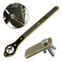 Car Scissor Ratchet Wrench Garage Tire Wheel Lug Wrench Handle Repair Tool