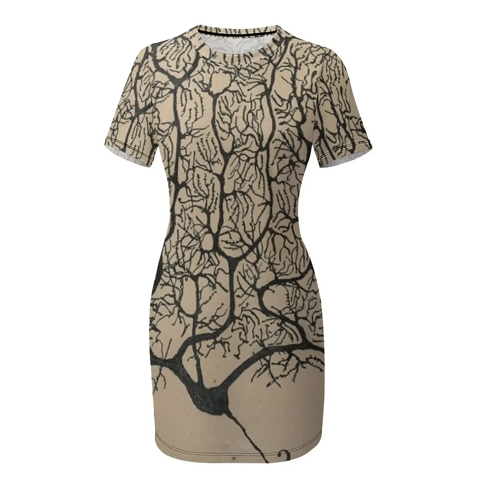 카잘의 뉴런스 스케치 반소매 드레스 이브닝 드레스 여성용 이브닝 가운 웨딩 드레스