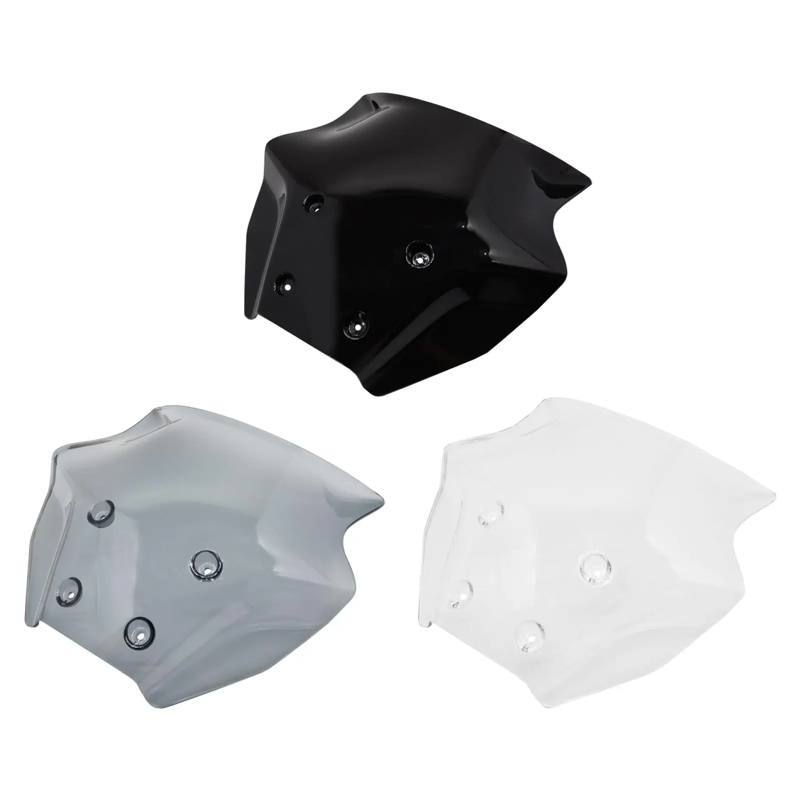 Motorcycle Windscreen Parts Easy to Use Sturdy Fittings Replace High Performance Front Wind Deflector for Yamaha MT-09 24-