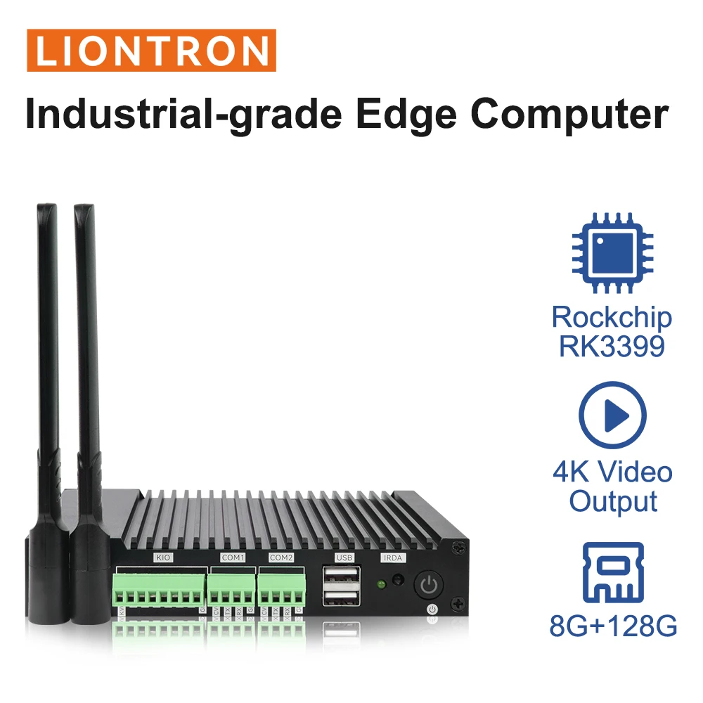 Liontron RK3399 Mini PC Computer Tablet, Run Android,Ubuntu,Debian OS Mini box embedded single board computer 4GB RAM 128GB ROM