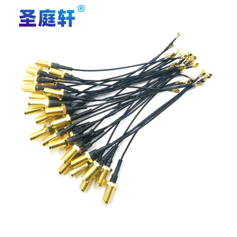 5Pcs SMA Connector Cable Female to IPEX4 IPX4 MHF4 to SMA Female RF0.81 Antenna RG0.81MM Cable Assembly RP-SMA-K