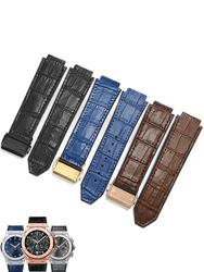 For Hublot Big Bang Series Genuine Leather Watch Strap Watch Wrist Bracelet Watch accessories 26mm-19mm Men Women Watchband