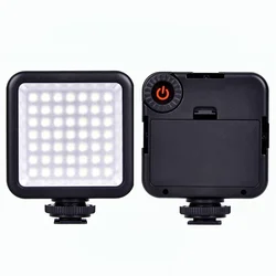 Photo Flash GW49 Mini Pro Led-49 Video Light 49 Led Flash Light For Dslr Camera Camcorder Dvr Dv Camera Light Black for gopro